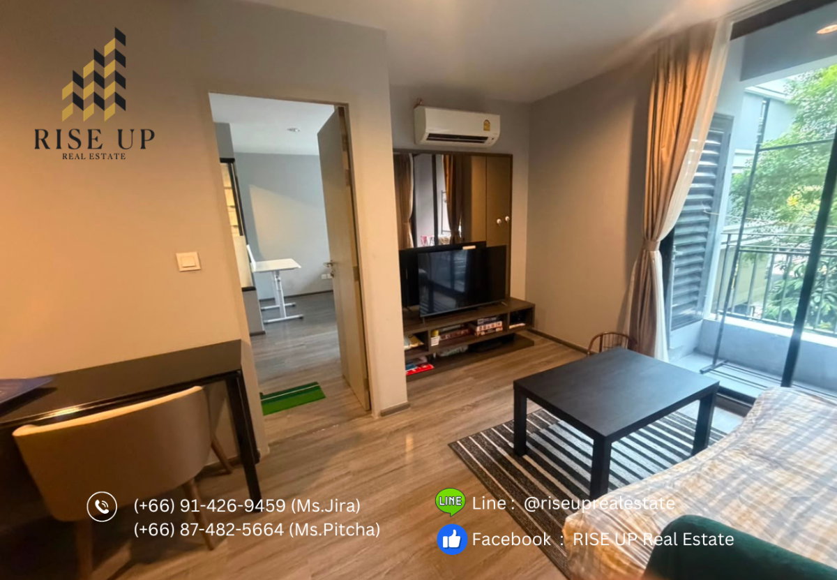 รูป คอนโดปล่อยเช่า 📣 Ideo Mobi Sukhumvit 40, 1 ห้องนอน, 1 ห้องน้ำ พร้อมอ่างอาบน้ำ และมีระเบียงห้อง, ขนาด 42 ตรม. 🔥25,000 บาท/เดือน🔥	 - รูปที่ 2/15