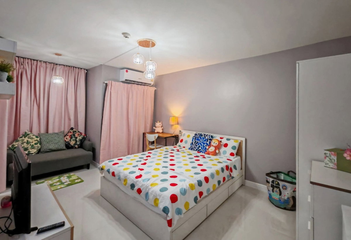 รูป P-55427 ห้องพร้อมอยู่ City Home Sukhumvit สตูดิโอ ชั้น 2 วิวเมือง ใกล้ BTS อุดมสุข Line: @easythaihome 085-592-2897 - รูปที่ 1/10