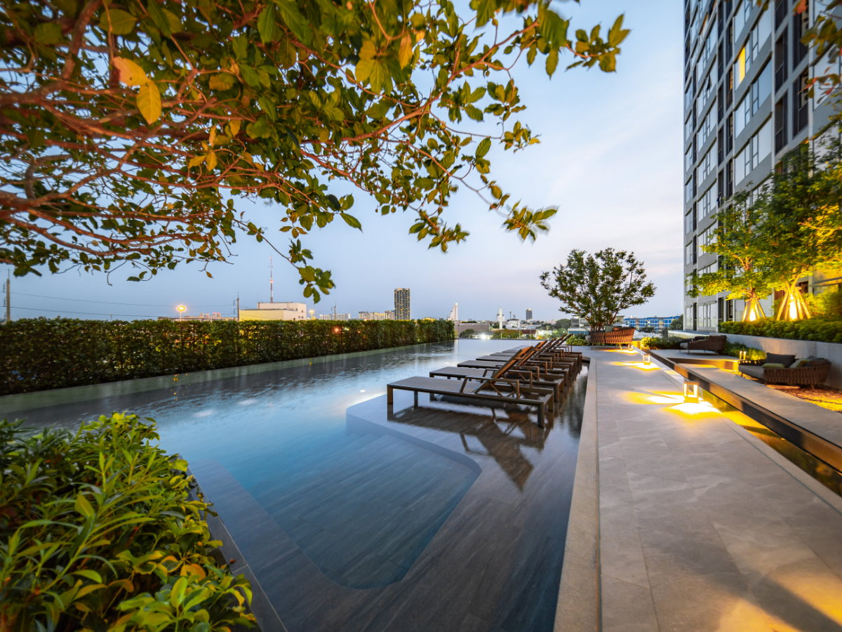 รูป ให้เช่า🔥 Origin Place Bangna ห้องใหม่มือ 1 ไม่เคยปล่อยเช่า 1 Bed Plus 35 ตร.ม. 🏊‍♂️ วิวสระสวยสุด หิ้วกระเป๋าเข้าอยู่ได้เลย! - รูปที่ 18/24