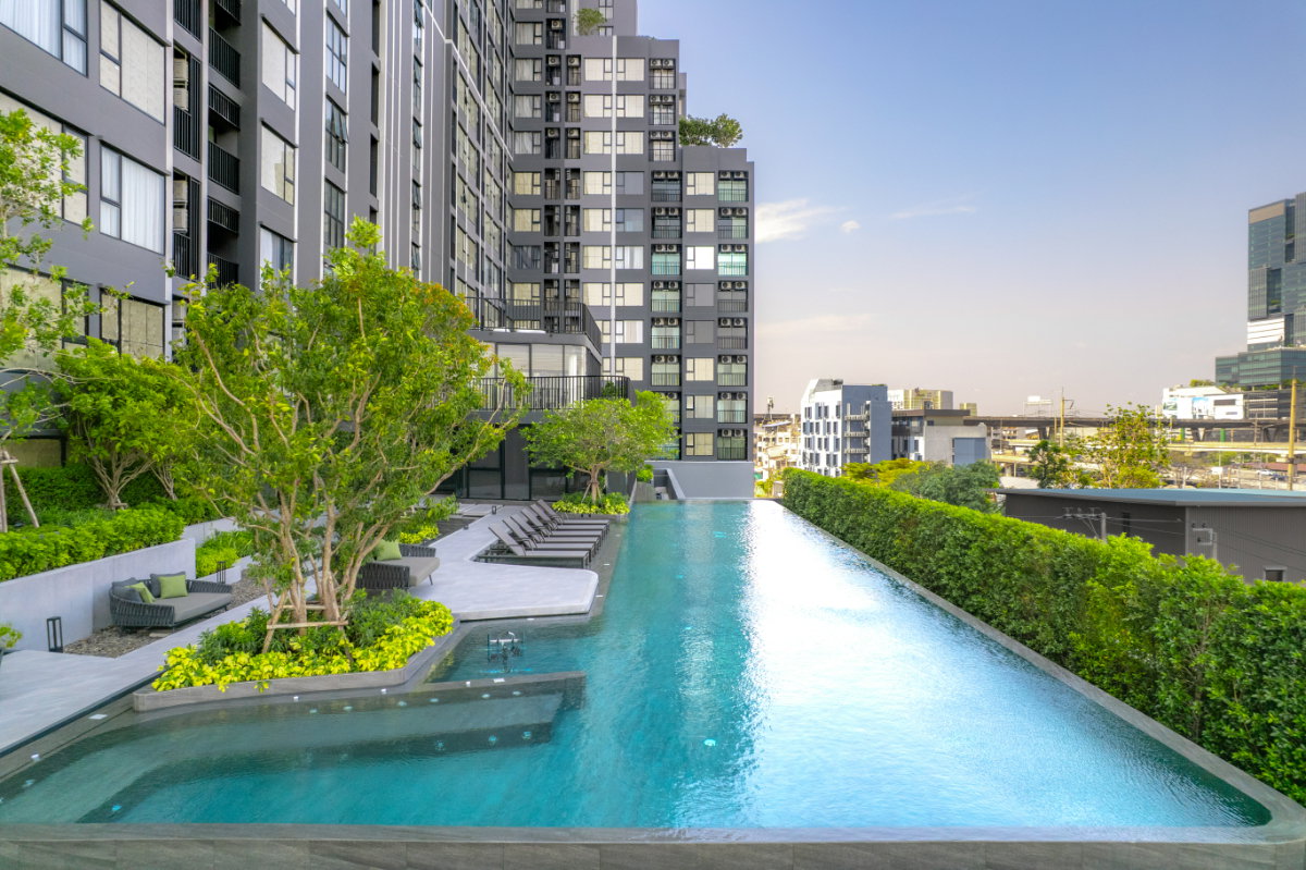 รูป ให้เช่า🔥 Origin Place Bangna ห้องใหม่มือ 1 ไม่เคยปล่อยเช่า 1 Bed Plus 35 ตร.ม. 🏊‍♂️ วิวสระสวยสุด หิ้วกระเป๋าเข้าอยู่ได้เลย! - รูปที่ 12/24