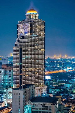 High-Floor 1-BR 68 Sqm At Nusa State Tower Condo, 400m BTS Saphan Taksin (ID 3123406)