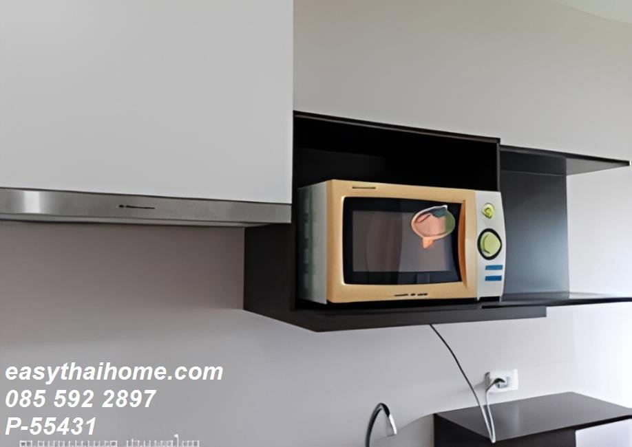 รูป P-55431 ปล่อยเช่าคอนโด Baan Navatara 1 ห้องนอน ชั้น 7 วิวเมือง เฟอร์เครื่องใช้ไฟฟ้าครบ ใกล้ถนนประดิษฐ์มนูธรรม Line: @easythaihome 085-592-2897 - รูปที่ 10/13