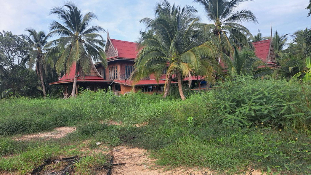 รูป ขาย ที่ดินพร้อมบ้านเรือนไทย บรรยากาศร่มรื่นเป็นส่วนตัว ทำเลดีบ้านแพ้ว สมุทรสาคร ขนาด 4 ไร่ 2 งานเศษ - รูปที่ 3/6