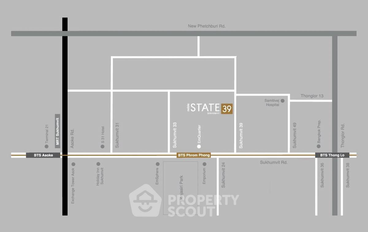 picture 2-BR Condo At Noble State 39, 400m to BTS Phrom Phong (ID 3126585) - 15/15