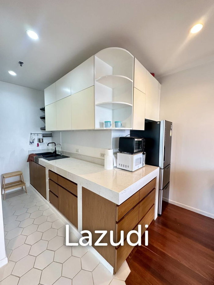 รูป 2 bedroom 1 bathroom condo 78 sqm. at Baan Chao Praya for rent - รูปที่ 6/18