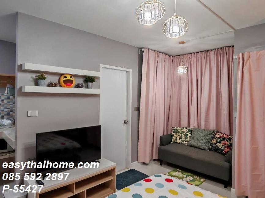 รูป P-55427 ห้องพร้อมอยู่ City Home Sukhumvit สตูดิโอ ชั้น 2 วิวเมือง ใกล้ BTS อุดมสุข Line: @easythaihome 085-592-2897 - รูปที่ 2/10