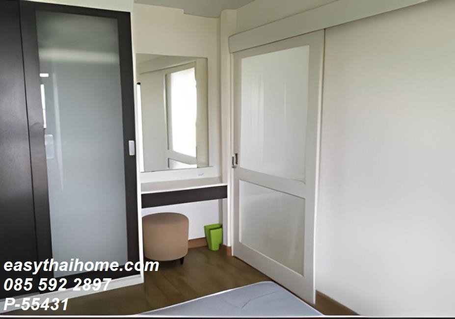 รูป P-55431 ปล่อยเช่าคอนโด Baan Navatara 1 ห้องนอน ชั้น 7 วิวเมือง เฟอร์เครื่องใช้ไฟฟ้าครบ ใกล้ถนนประดิษฐ์มนูธรรม Line: @easythaihome 085-592-2897 - รูปที่ 7/13
