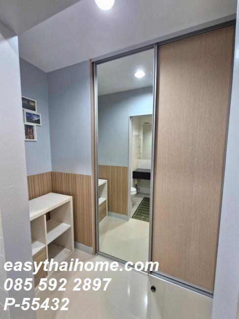 รูป P-55432 ปล่อยเช่าราคาพิเศษ Ideo Mix Sukhumvit 103 1 ห้องนอน ชั้น 9 วิวเมือง เฟอร์เครื่องใช้ไฟฟ้าครบ ติด BTS อุดมสุข Line: @easythaihome 085-592-2897 - รูปที่ 2/15