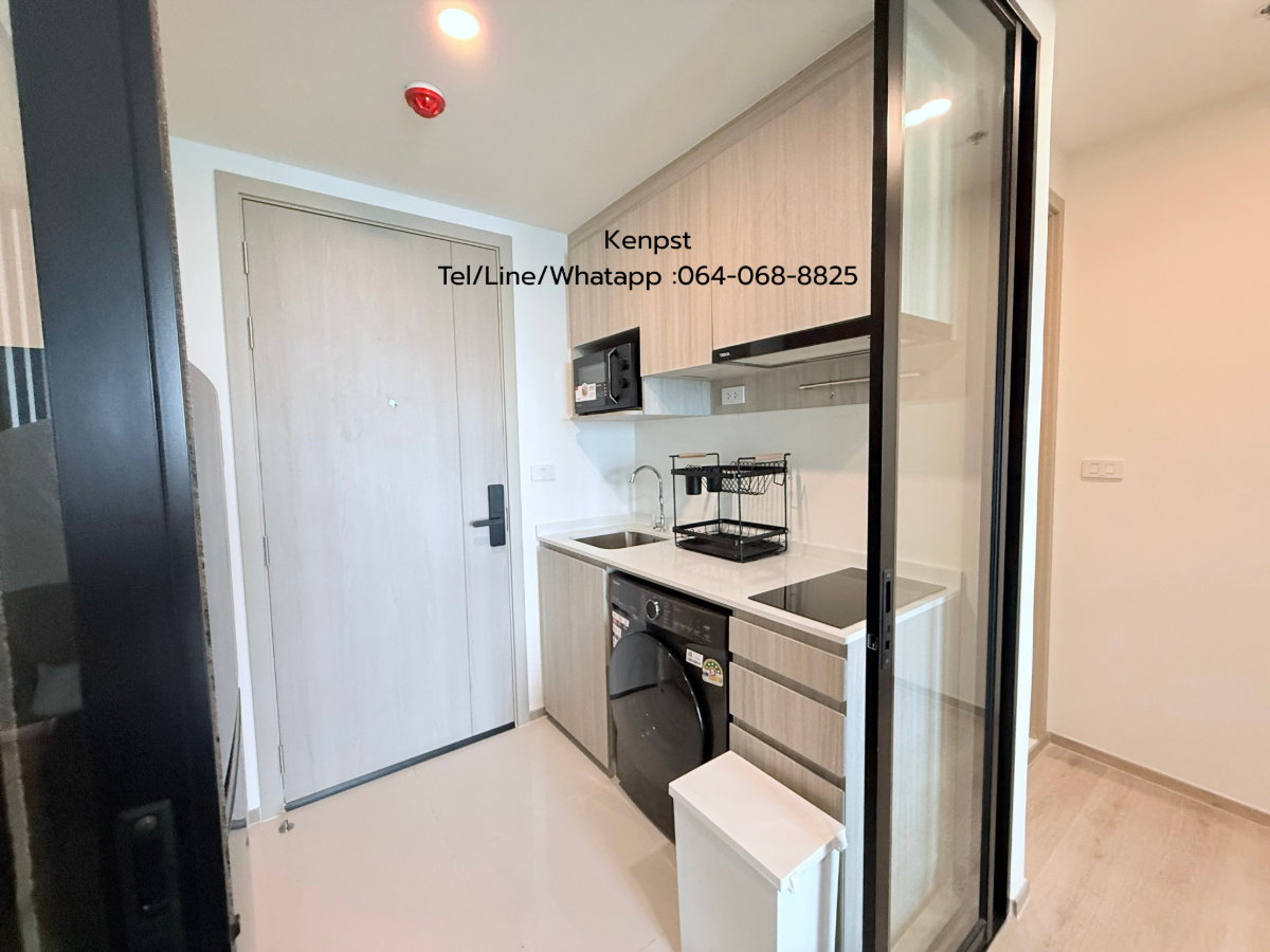 รูป ให้เช่า🔥 Origin Place Bangna ห้องใหม่มือ 1 ไม่เคยปล่อยเช่า 1 Bed Plus 35 ตร.ม. 🏊‍♂️ วิวสระสวยสุด หิ้วกระเป๋าเข้าอยู่ได้เลย! - รูปที่ 9/24