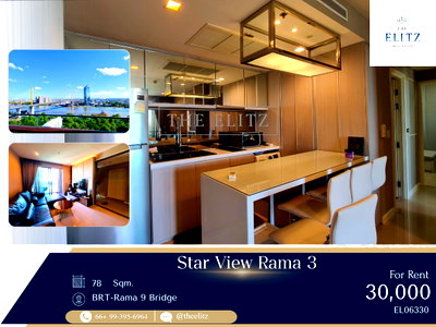 คอนโดให้เช่า : ✨River View & Private Elevator | Grand Amenities Just 5 Mins from City✨