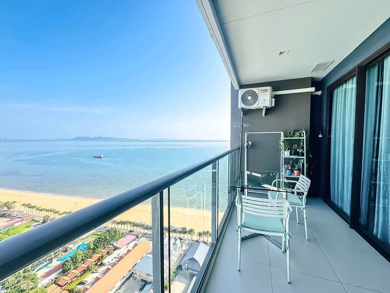 รูป Aeras Beachfront Condo for Sale Jomtien Beach 2Bed Sea View - รูปที่ 7/10