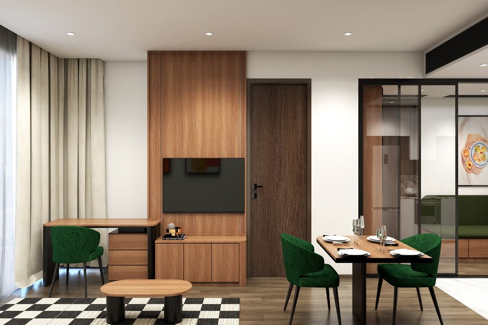 picture 🔥 For Rent !!🔥 Romm Convant, 1 bedroom Plus, 1 bathroom, high floor 22++, East Facing !! Code C20241200027 furnished, ready to move in📣📣 - 2/6