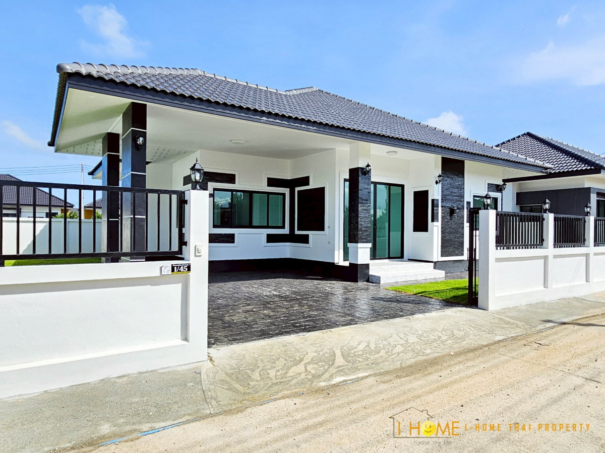 🏡✨ บ้านเดี่ยวชั้นเดียว หลังคาปั้นหยา บ้านใหม่แกะกล่อง ทำเลเงียบสงบ ใกล้เมือง เพียง 2.19 ล้าานบาท ฟรีโอน  #CDK100850  