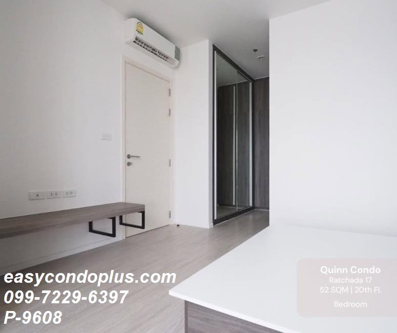 รูป 🏷️ P-9608 | Quinn Condo Ratchada : ควินน์ คอนโด รัชดา ห้องใหญ่ ใกล้ MRT สุทธิสาร 22,500 บ. | Line ID: @easycondoplus | 099-229-6397 - รูปที่ 7/14