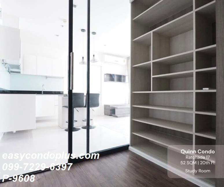 รูป 🏷️ P-9608 | Quinn Condo Ratchada : ควินน์ คอนโด รัชดา ห้องใหญ่ ใกล้ MRT สุทธิสาร 22,500 บ. | Line ID: @easycondoplus | 099-229-6397 - รูปที่ 12/14