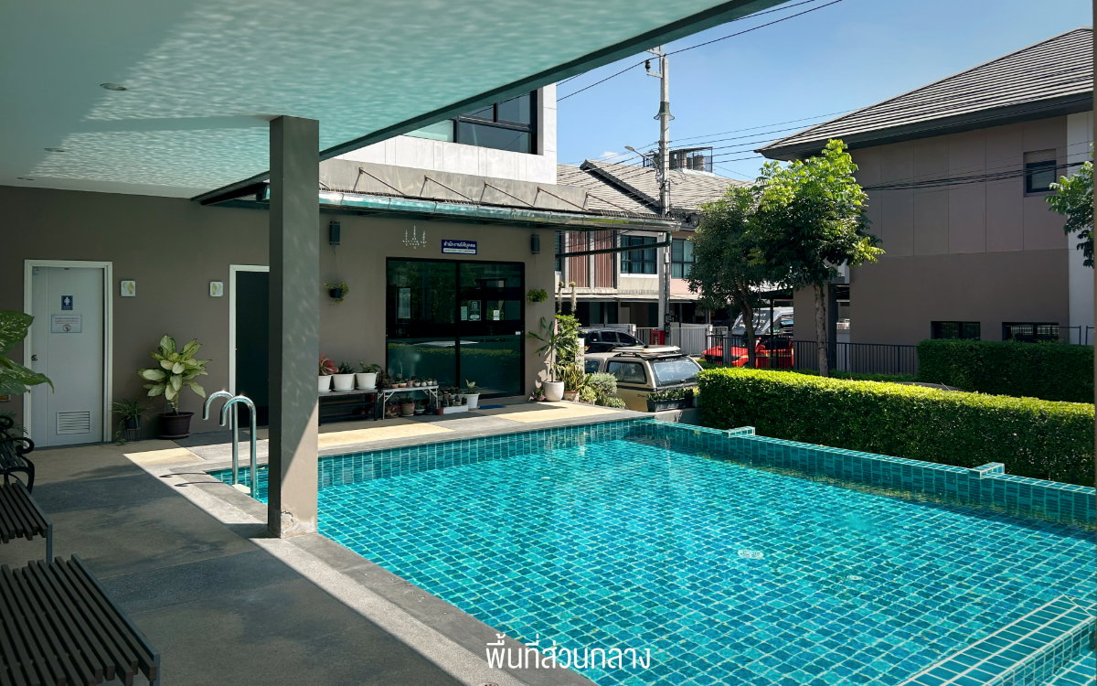 รูป 🏡พร้อมอยู่! ทาวน์เฮาส์ 2 ห้องนอนติดสวนหลวง✅เฟอร์นิเจอร์✅สัตว์เลี้ยง - รูปที่ 18/20