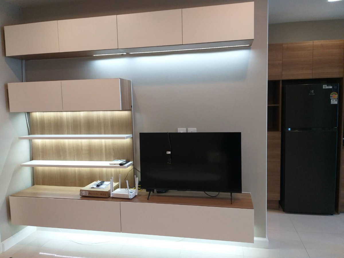 รูป ***ให้เช่าเดอะเมโทรโพลิส สำโรง คอนโดมิเนียม (ติด BTS สำโรง)  1 ห้องนอน 1 ห้องน้ำ ขนาด 35 ตร.ม. ชั้น 14 ตึก A เฟอร์ครบ ปล่อยเช่า 12,000 บาท/เดือน - รูปที่ 2/11