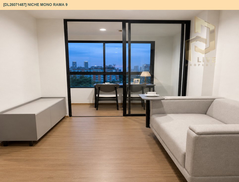 รูป DL26071487 ให้เช่าคอนโด นิช โมโน พระราม 9 (Niche Mono Rama 9) ใกล้ - พร้อมเข้าอยู่ โทรด่วน 0653619502 LineID @952jdxxk - รูปที่ 4/6