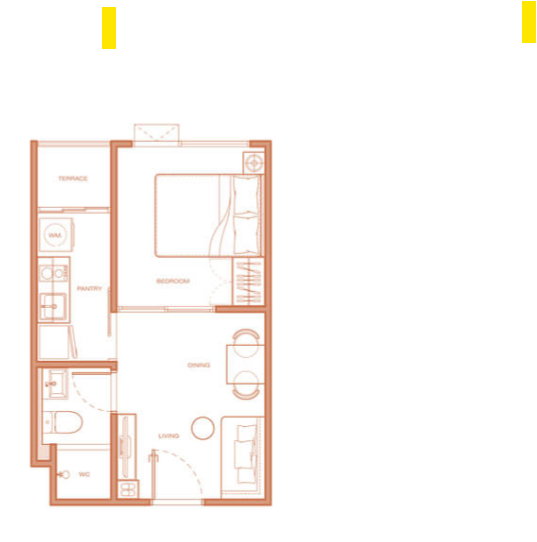 picture Selling condo down payment transfer: 26.5 sq.m., 8th floor, River View - 6/7