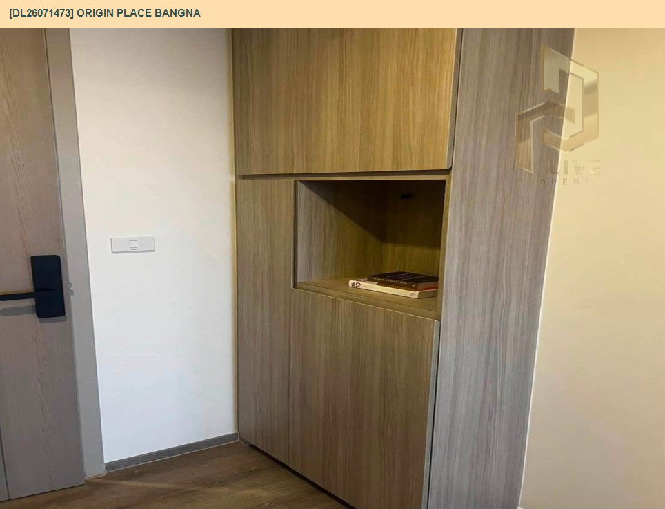รูป DL26071473 ให้เช่าคอนโด ออริจิ้น เพลส บางนา (Origin place bangna) ใกล้ - พร้อมเข้าอยู่ โทรด่วน 0614453194 LineID @952jdxxk - รูปที่ 8/9