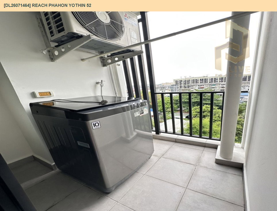 รูป DL26071464 ให้เช่าคอนโด รีช พหลโยธิน 52 (REACH Phahon Yothin 52) ใกล้ BTS สะพานใหม่ พร้อมเข้าอยู่ โทรด่วน 0638692663 LineID @952jdxxk - รูปที่ 16/20
