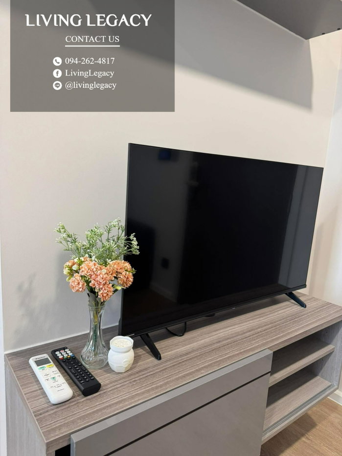 picture TFOVRO Rent Condo Modiz Rhyme Ramkhamhaeng 24 sq.m. Floor 21 | 1 Bed 1 Bath | Move-in Ready 13,000 THB - 8/10