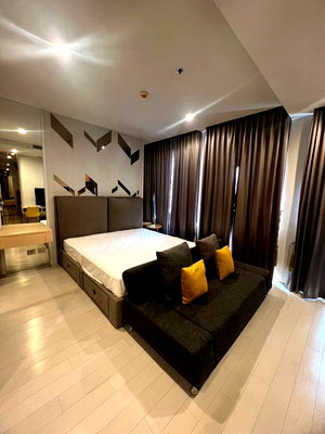 คอนโดให้เช่า : P-55343 | โนเบิล เพลินจิต🔥✨ คอนโดให้เช่า สตูดิโอ ชั้นสูง วิวเมือง เฟอร์นิเจอร์ครบ พร้อมเครื่องซักผ้า ใกล้ BTS เพลินจิต เพียง 450 เมตร พร้อมเข้าอยู่ ✨