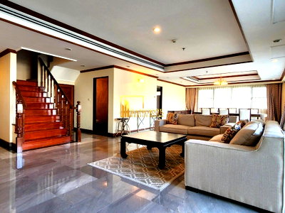 คอนโดให้เช่า : Le Raffine 24 | 3 Bedroom Duplex Condo With Private Pool Area - BR15087CD