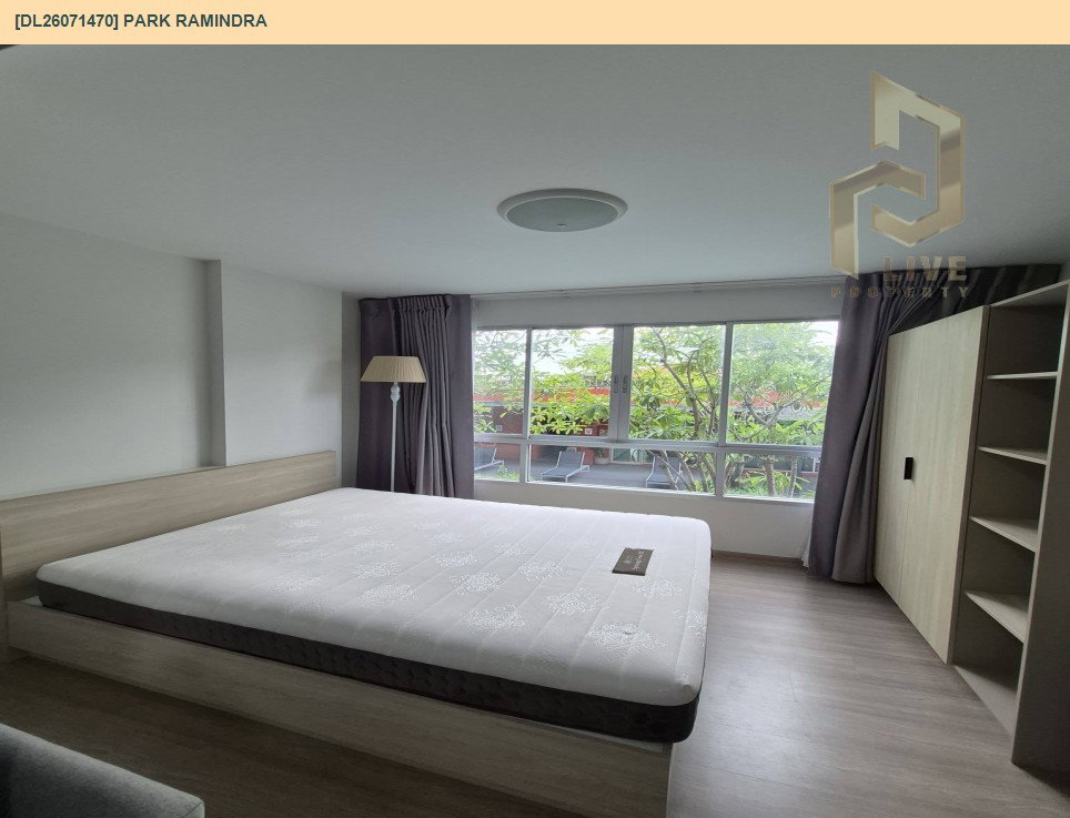 รูป DL26071470 ให้เช่าคอนโด พาร์ค รามอินทรา (Park Ramindra) ใกล้ - พร้อมเข้าอยู่ โทรด่วน 0653619502 LineID @952jdxxk - รูปที่ 4/7