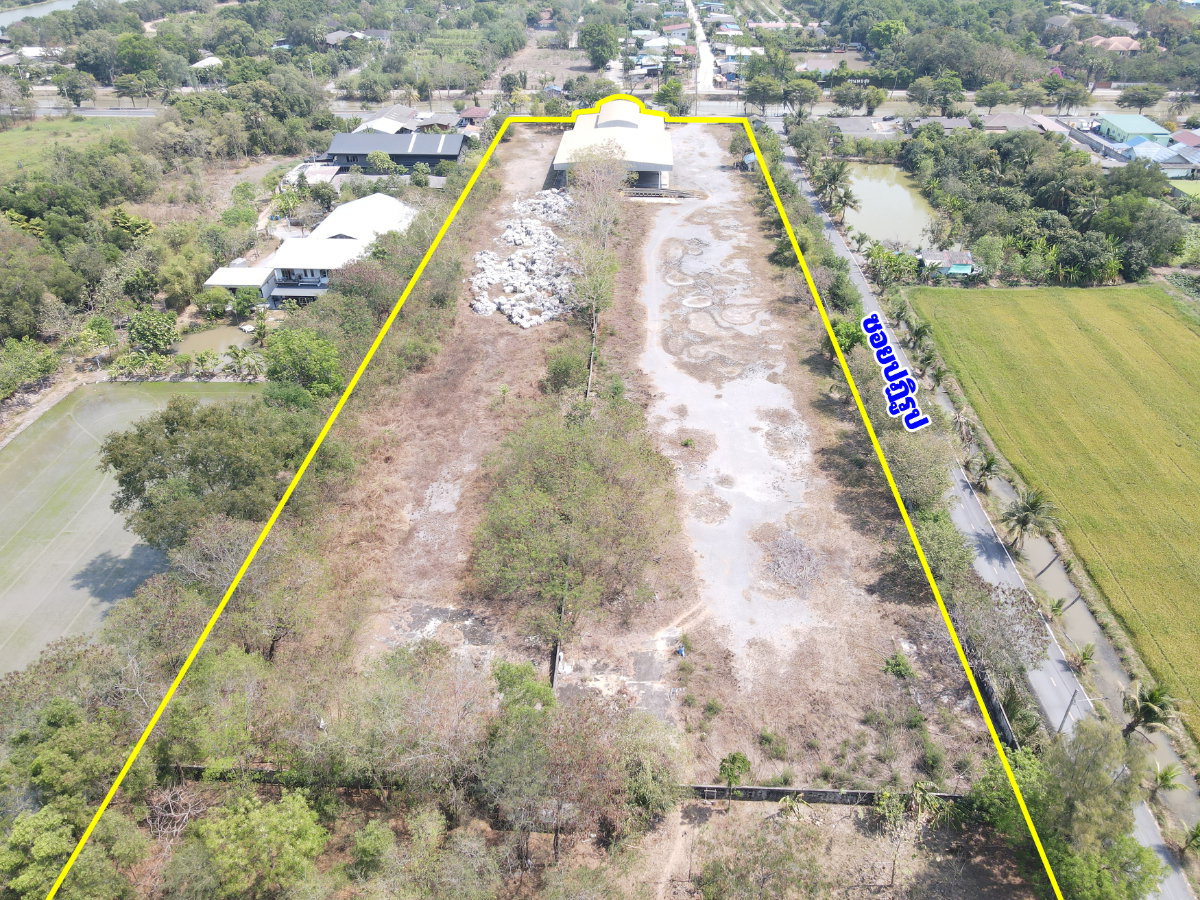 picture Land for sale with bus depot office and dormitory, spacious area, ready for use, Khlong Hok, Pathum Thani. - 6/12