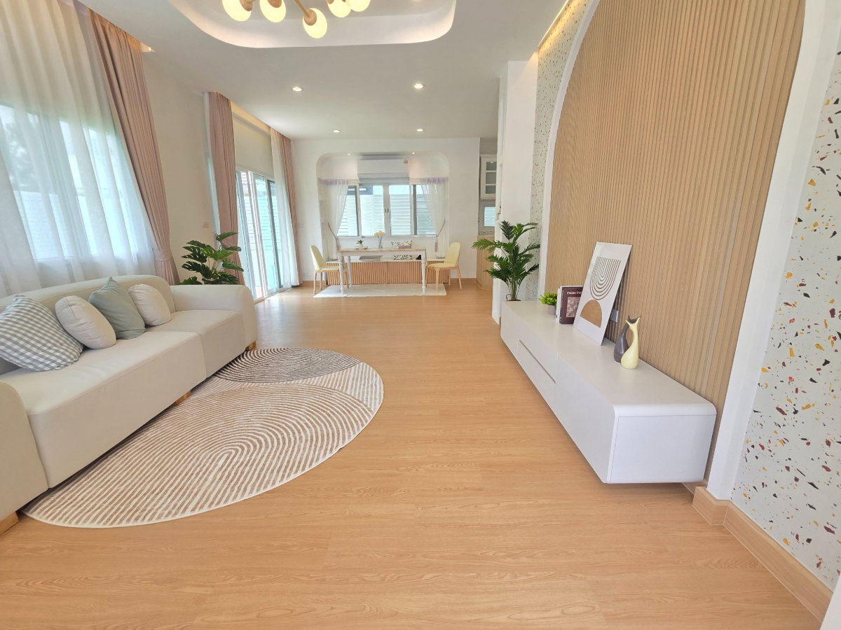 รูป บ้านเดี่ยวมินิมอล สไตล์อังกฤษ ถนนเลียบคลองสอง ม.บุราสิริ ปัญญาอินทรา ใกล้ห้างแฟชั่นไอส์แลนด์ ใกล้รถไฟฟ้าสายสีชมพู - รูปที่ 18/49