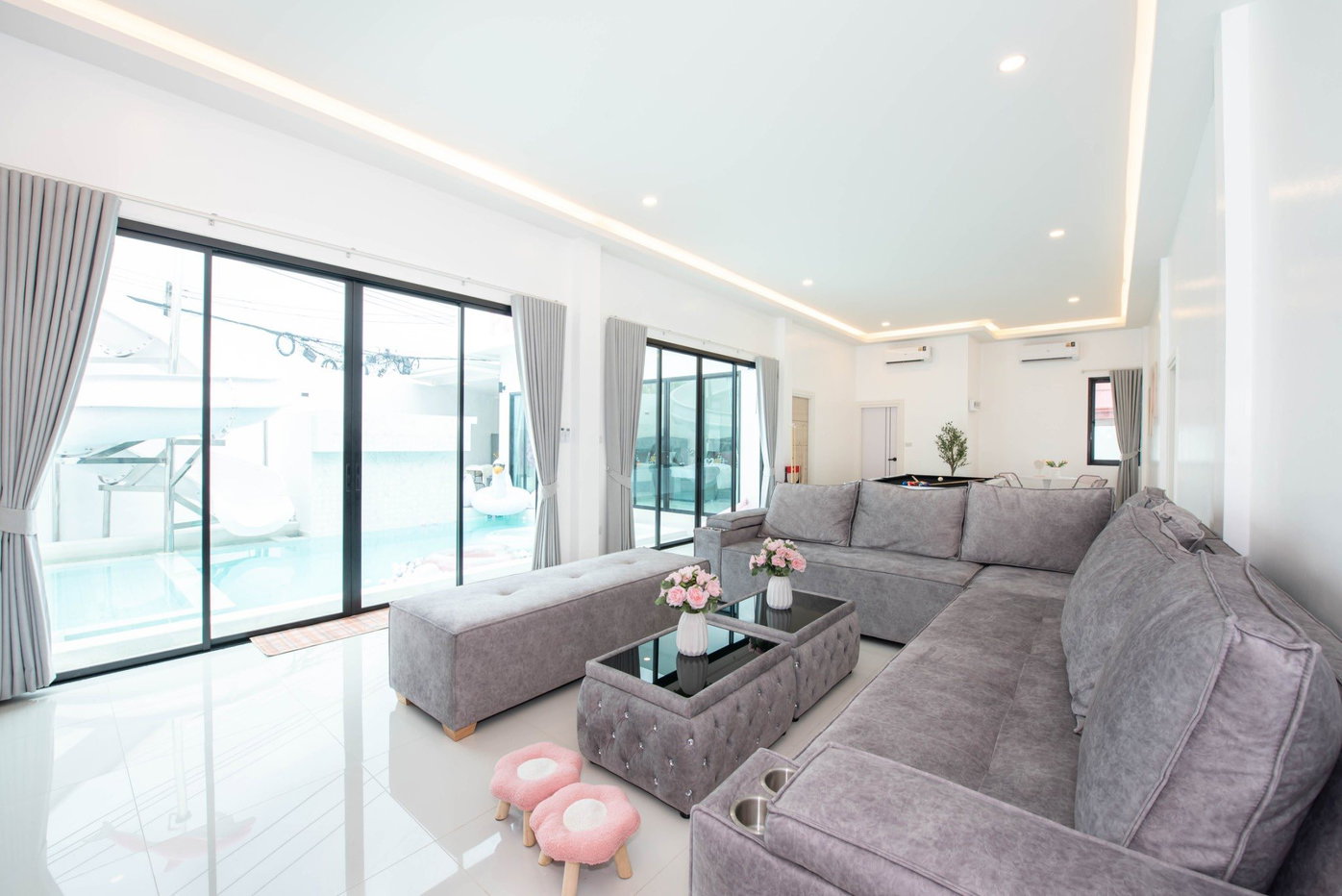 picture Pool Villa for Rent Huay Yai Pattaya Fully Furnished - 6/9