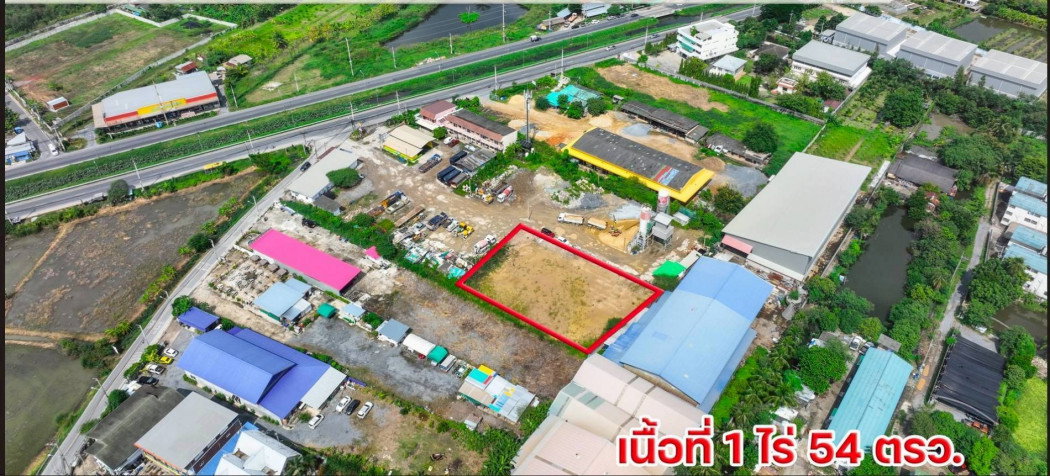 รูป ขายที่ดินทำเลทอง! พุทธมณฑลสาย 5 (บางกระทึก) ถมแล้วทั้งแปลง พร้อมพัฒนา | หน้ากว้างสะใจ 58 เมตร ที่ดินผังเมือง สีเขียวอ่อน - รูปที่ 1/6