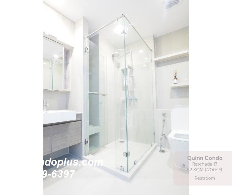 รูป 🏷️ P-9608 | Quinn Condo Ratchada : ควินน์ คอนโด รัชดา ห้องใหญ่ ใกล้ MRT สุทธิสาร 22,500 บ. | Line ID: @easycondoplus | 099-229-6397 - รูปที่ 10/14