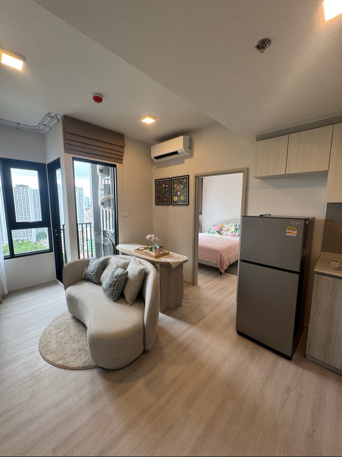 รูป 🎀for rent ห้องใหม่ แกะกล่อง 🎀 Cobe Ratchada Rama9  📌 1 bedroom 20,000/month. - รูปที่ 9/10