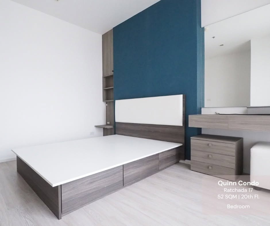 รูป 🏷️ P-9608 | Quinn Condo Ratchada : ควินน์ คอนโด รัชดา ห้องใหญ่ ใกล้ MRT สุทธิสาร 22,500 บ. | Line ID: @easycondoplus | 099-229-6397 - รูปที่ 1/14