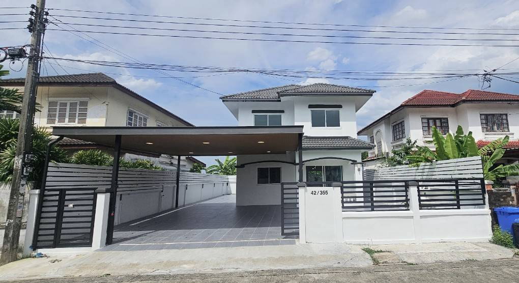S2992 ขายบ้านเดี่ยว K.C Gardenhome นิมิตรใหม่ 40 โครงการต้นๆ หมู่บ้าน รีโนเวทใหม่พร้อมอยู่
