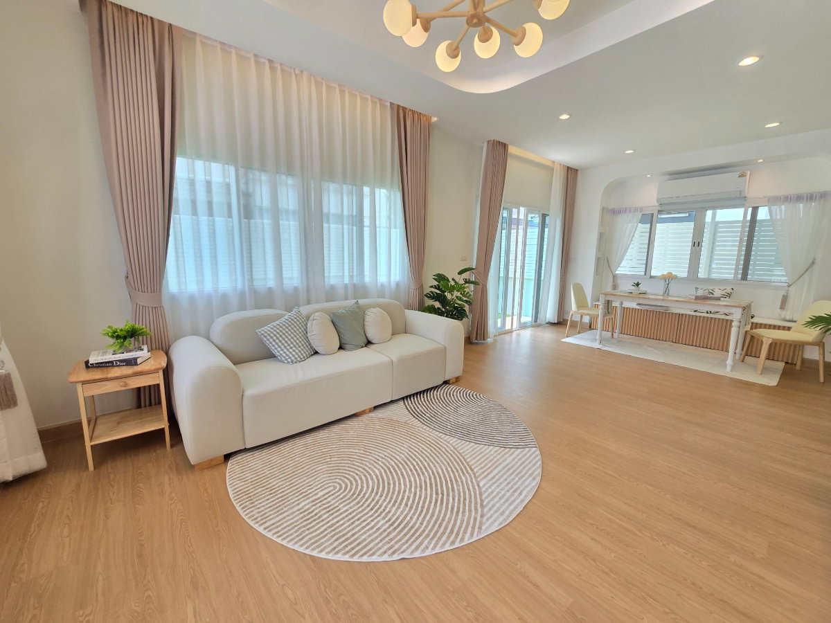 รูป บ้านเดี่ยวมินิมอล สไตล์อังกฤษ ถนนเลียบคลองสอง ม.บุราสิริ ปัญญาอินทรา ใกล้ห้างแฟชั่นไอส์แลนด์ ใกล้รถไฟฟ้าสายสีชมพู - รูปที่ 19/49