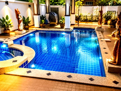 Houses for rent Chonburi : Pool Villa for Rent Huay Yai Pattaya with Private Pool