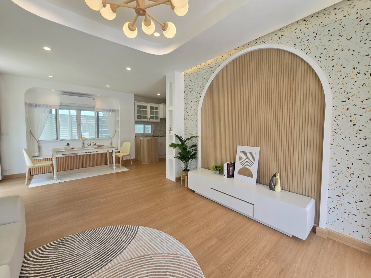 รูป บ้านเดี่ยวมินิมอล สไตล์อังกฤษ ถนนเลียบคลองสอง ม.บุราสิริ ปัญญาอินทรา ใกล้ห้างแฟชั่นไอส์แลนด์ ใกล้รถไฟฟ้าสายสีชมพู - รูปที่ 20/49