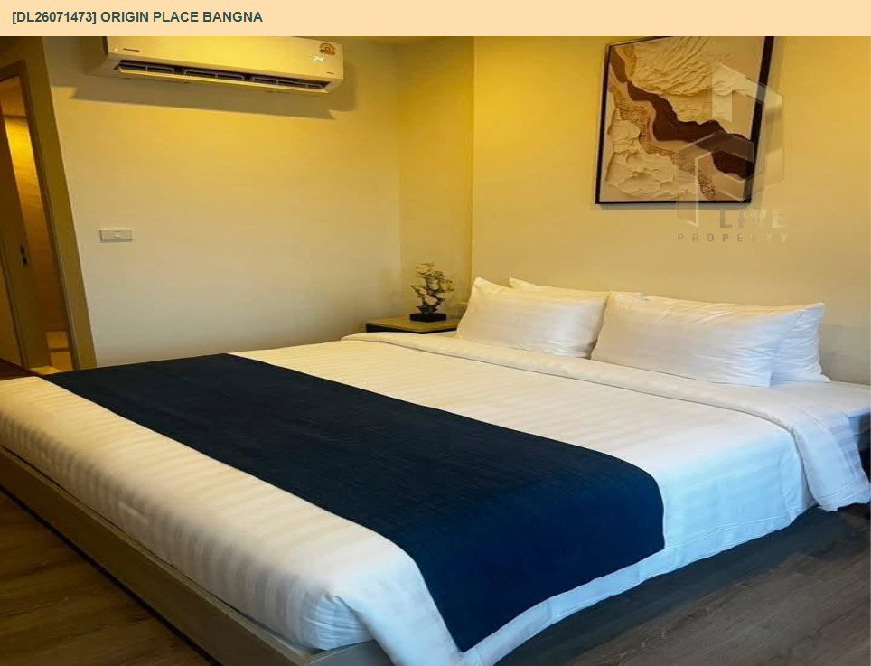 รูป DL26071473 ให้เช่าคอนโด ออริจิ้น เพลส บางนา (Origin place bangna) ใกล้ - พร้อมเข้าอยู่ โทรด่วน 0614453194 LineID @952jdxxk - รูปที่ 3/9