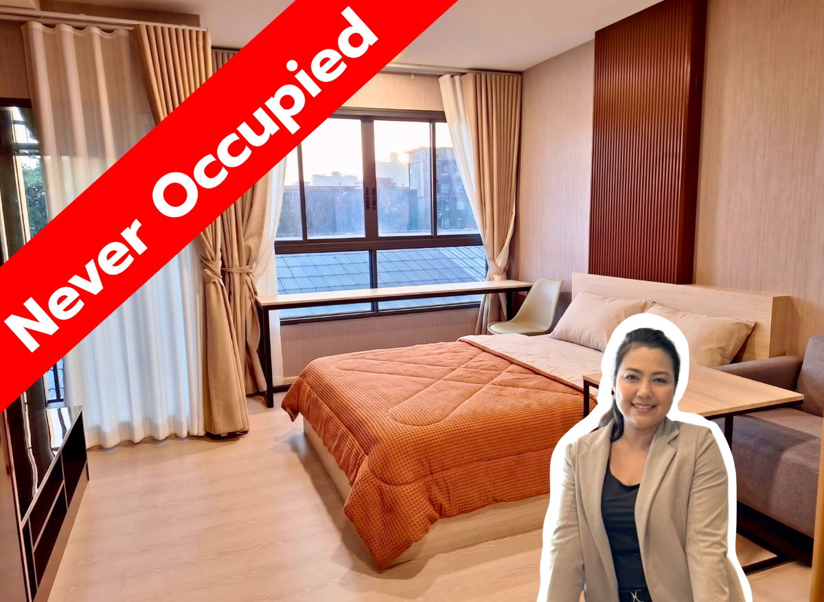 รูป 🏙️ให้เช่าคอนโด Dcondo Calm Ramkhamhaeng 40 - ห้องสวยไม่เคยมีใครเข้าอยู่ - รูปที่ 1/7