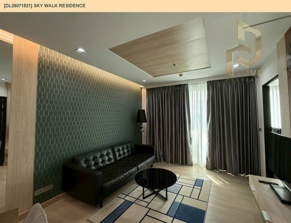 รูป DL26071521 ให้เช่าคอนโด สกาย วอร์ค เรสซิเดนซ์ (Sky Walk Residence ) ใกล้ BTS พระโขนง พร้อมเข้าอยู่ โทรด่วน 0638692663 LineID @952jdxxk - รูปที่ 2/7