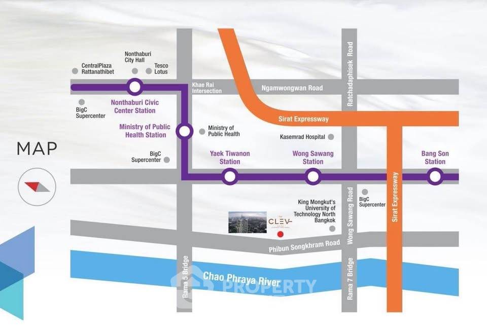 รูป คอนโด 1 ห้องนอน The Clev Riverline ชั้น 33 พื้นที่ 31 ตร.ม. โซนสวนหญ้า (ID 3129965) - รูปที่ 12/12
