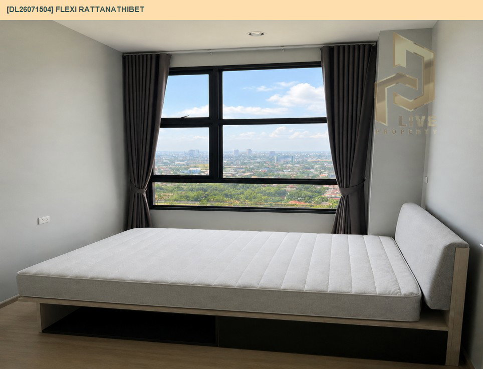 รูป DL26071504 ให้เช่าคอนโด เฟล็กซี่ รัตนาธิเบศร์  (Flexi Rattanathibet ) ใกล้ - พร้อมเข้าอยู่ โทรด่วน 0614453194 LineID @952jdxxk - รูปที่ 4/7