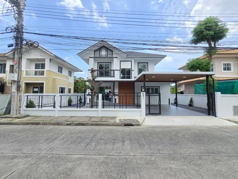 บ้านเดี่ยวหลังใหญ่ ทำเลดี กว้างขวาง รีโนเวทใหม่ทั้งหมด เฟอร์นิเจอร์สวยพร้อมอยู่ ม.แลนซีโอ รามคำแหง-วงแหวน  ถ.เคหะร่มเกล้า64  คลองสองต้นนุ่น ลาดกระบัง