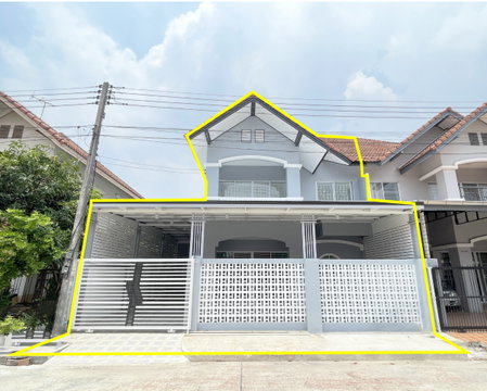Twin house for sale, AC House 3, Lam Luk Ka, Khlong Si, Pathum Thani.
