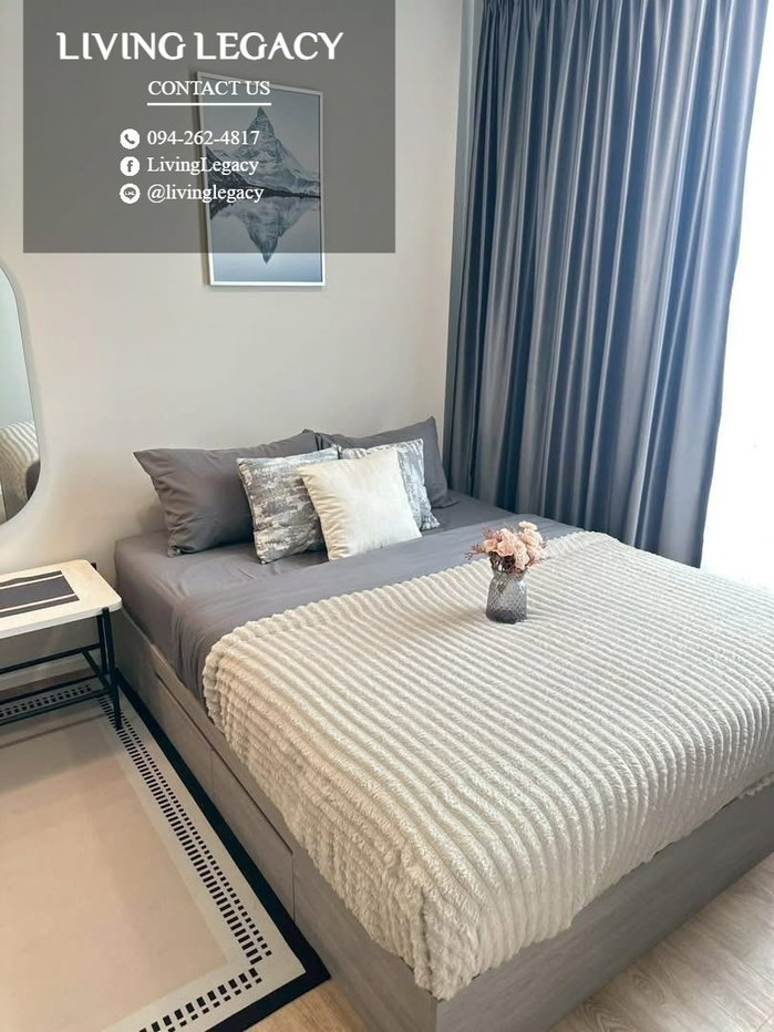 picture TFOVRO Rent Condo Modiz Rhyme Ramkhamhaeng 24 sq.m. Floor 21 | 1 Bed 1 Bath | Move-in Ready 13,000 THB - 2/10
