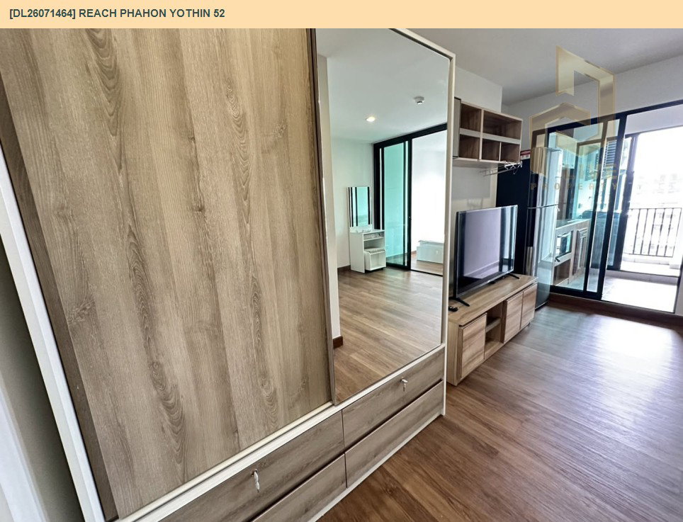 รูป DL26071464 ให้เช่าคอนโด รีช พหลโยธิน 52 (REACH Phahon Yothin 52) ใกล้ BTS สะพานใหม่ พร้อมเข้าอยู่ โทรด่วน 0638692663 LineID @952jdxxk - รูปที่ 9/20