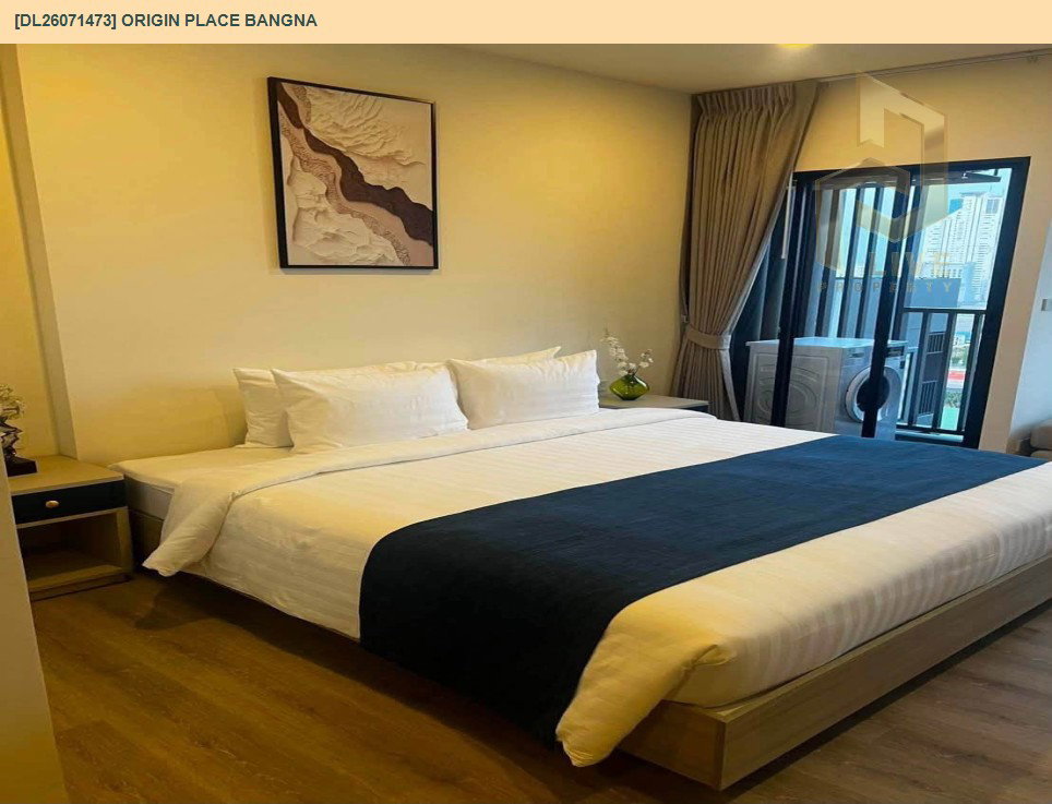 รูป DL26071473 ให้เช่าคอนโด ออริจิ้น เพลส บางนา (Origin place bangna) ใกล้ - พร้อมเข้าอยู่ โทรด่วน 0614453194 LineID @952jdxxk - รูปที่ 2/9